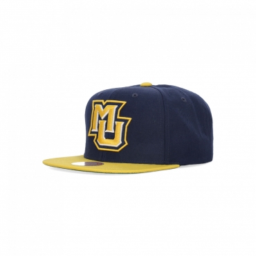 cappellino visiera piatta uomo ncaa team 2 tone 20 snapback mareag NAVY/YELLOW