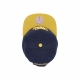cappellino visiera piatta uomo ncaa team 2 tone 20 snapback mareag NAVY/YELLOW