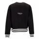felpa leggera girocollo uomo classics heavyweight crewneck BLACK