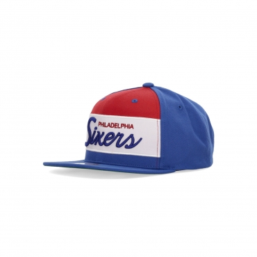 cappellino visiera piatta uomo nba retro sport snapback hwc phi76e ORIGINAL TEAM COLORS