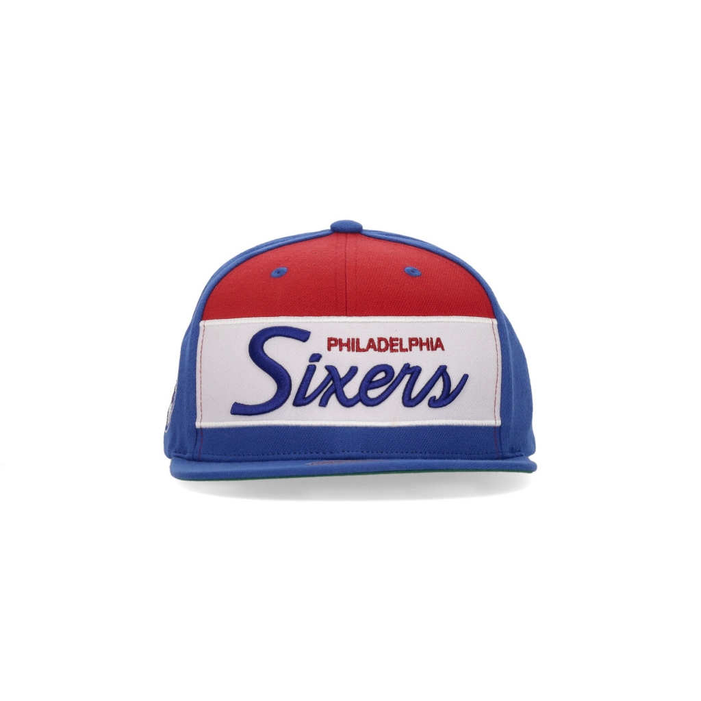 cappellino visiera piatta uomo nba retro sport snapback hwc phi76e ORIGINAL TEAM COLORS