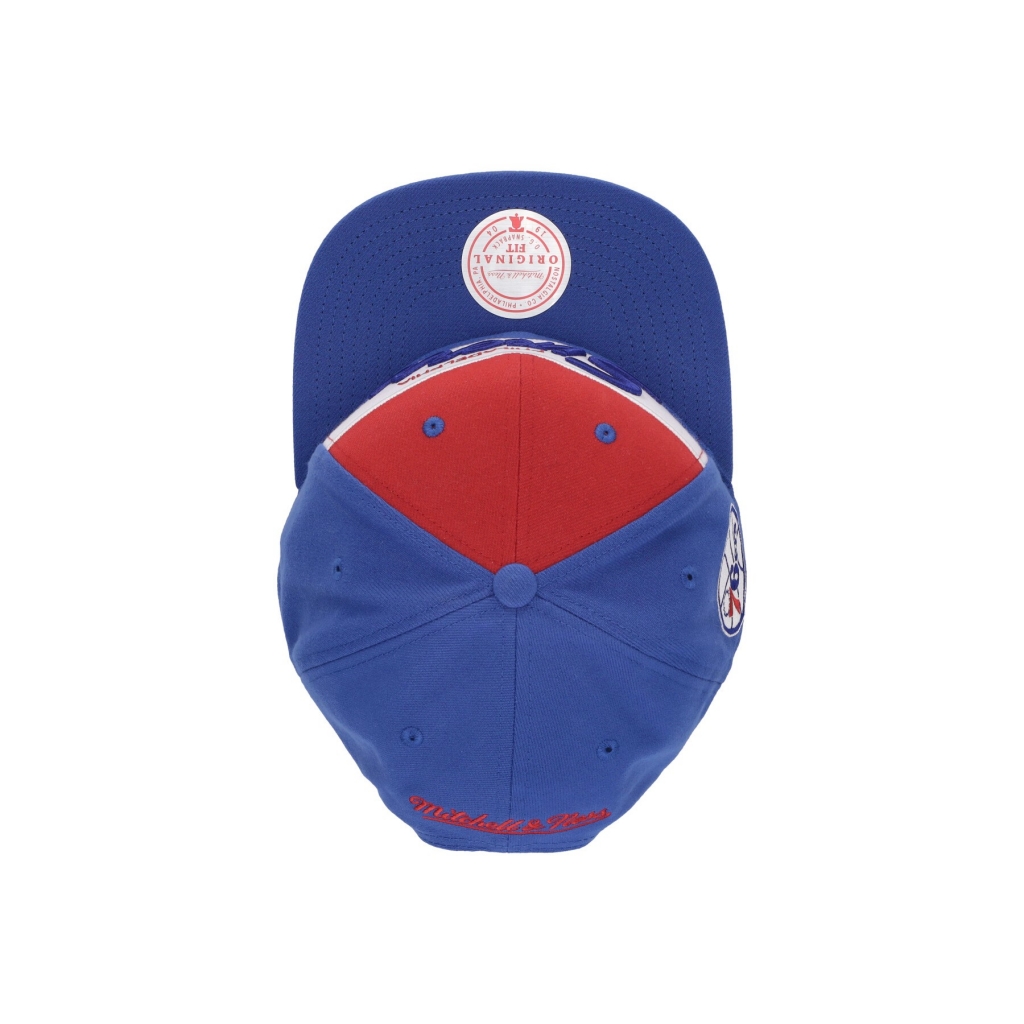 cappellino visiera piatta uomo nba retro sport snapback hwc phi76e ORIGINAL TEAM COLORS