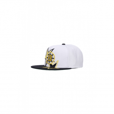 cappellino visiera piatta uomo nhl all starz snapback vintage bosbru WHITE/ORIGINAL TEAM COLORS
