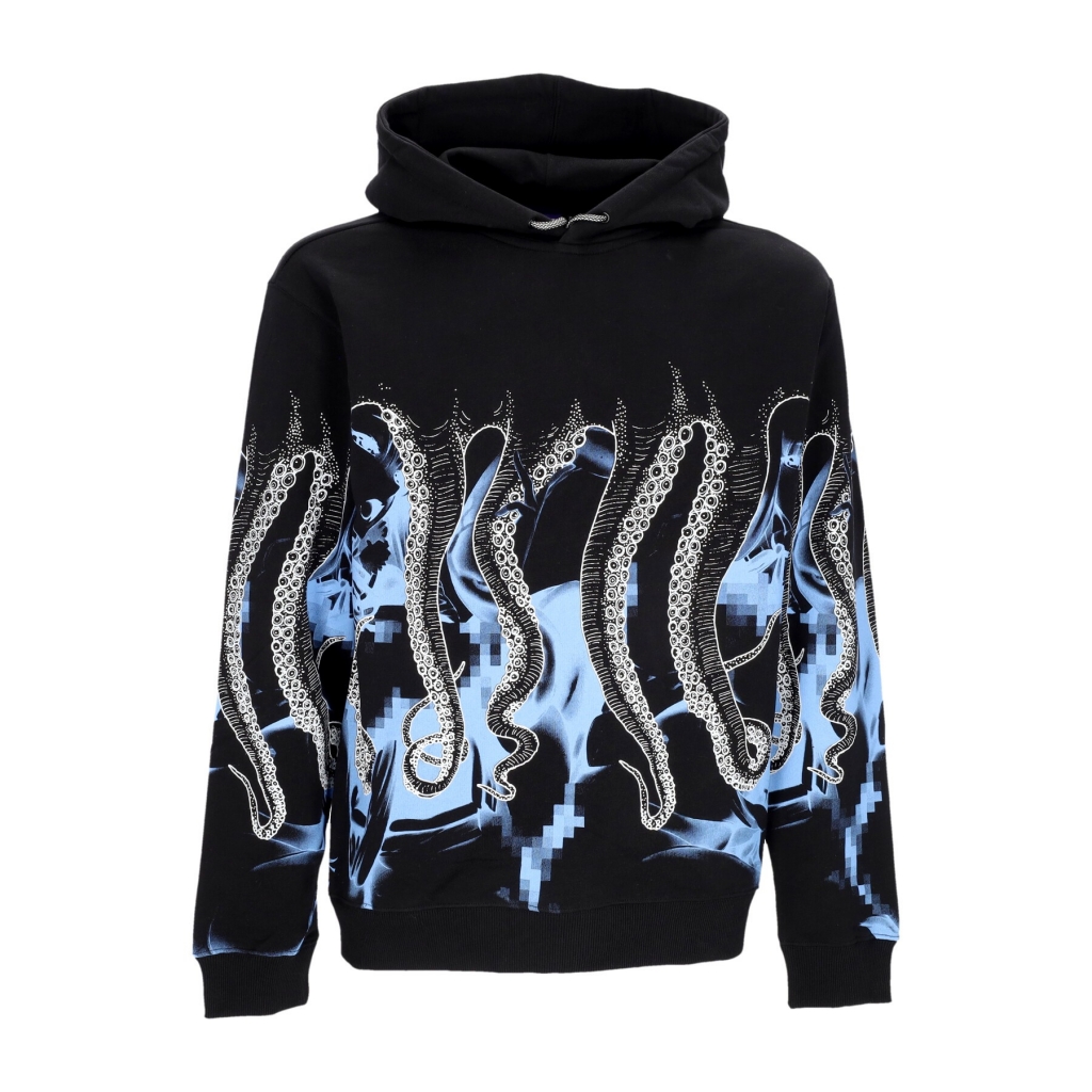 felpa leggera cappuccio uomo hentai hoodie BLACK
