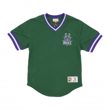 casacca uomo nba fashion mesh v-neck vintage logo milbuc ORIGINAL TEAM COLORS