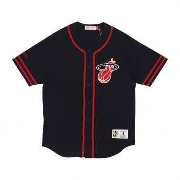casacca bottoni uomo nba fashion cotton button front vintage logo miahea ORIGINAL TEAM COLORS