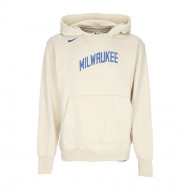 felpa leggera cappuccio uomo nba city edition 2023/24 standard issue hoodie milbuc FLAT OPAL