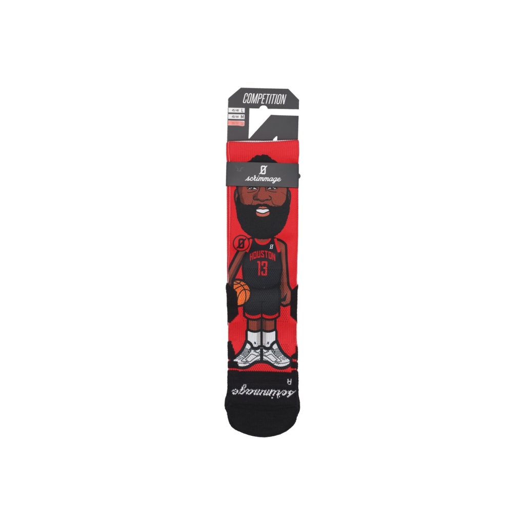 calza media uomo fear the beard RED