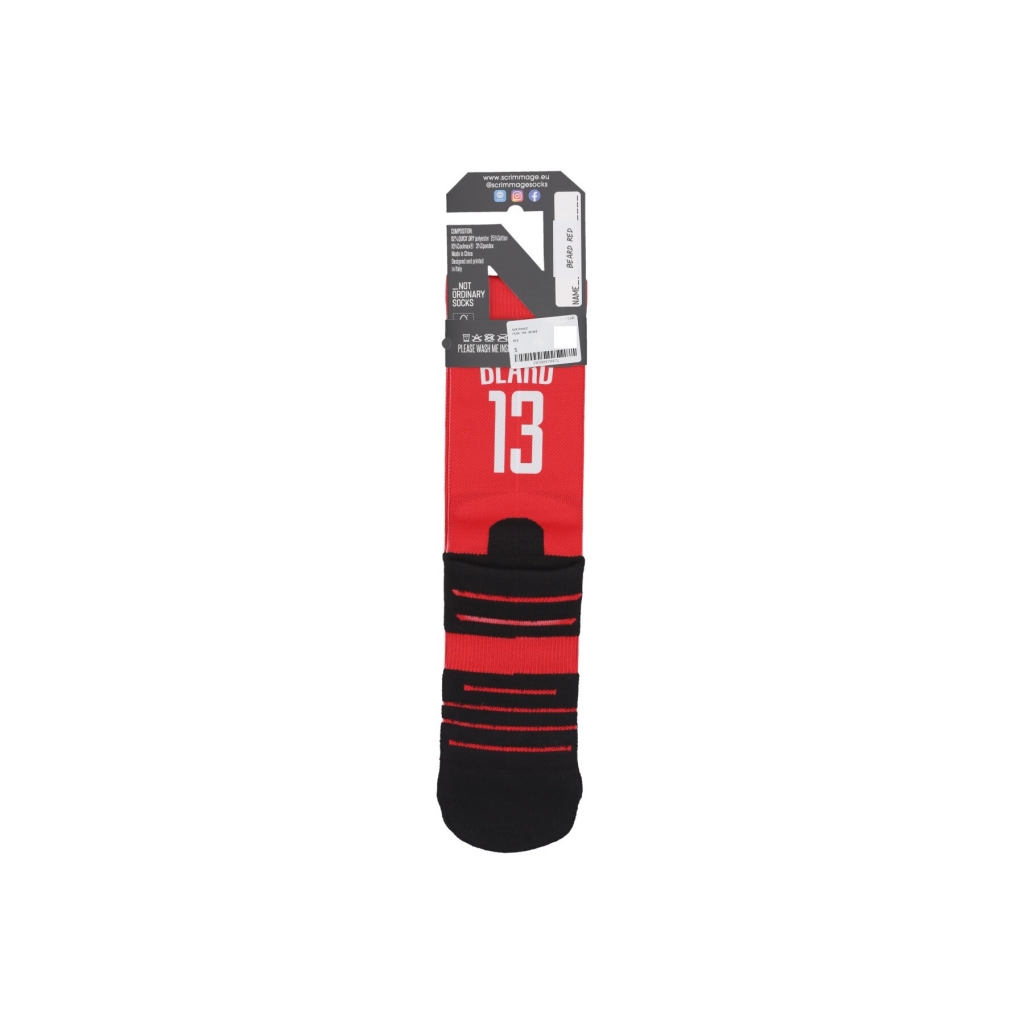 calza media uomo fear the beard RED