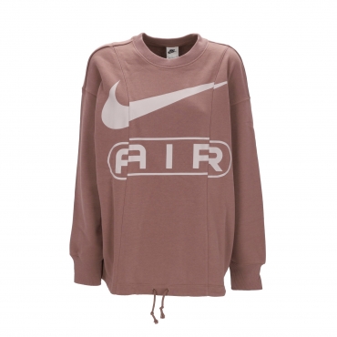 felpa leggera girocollo donna w air crewneck SMOKEY MAUVE/PLATINUM VIOLET