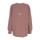 felpa leggera girocollo donna w air crewneck SMOKEY MAUVE/PLATINUM VIOLET