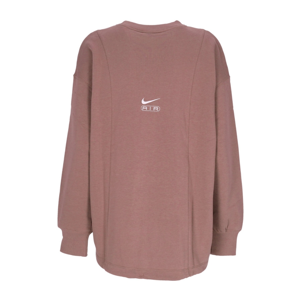 felpa leggera girocollo donna w air crewneck SMOKEY MAUVE/PLATINUM VIOLET