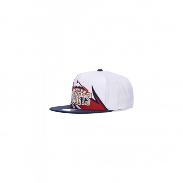 cappellino visiera piatta uomo nba waverunner snapback hwc dennug WHITE/ORIGINAL TEAM COLORS