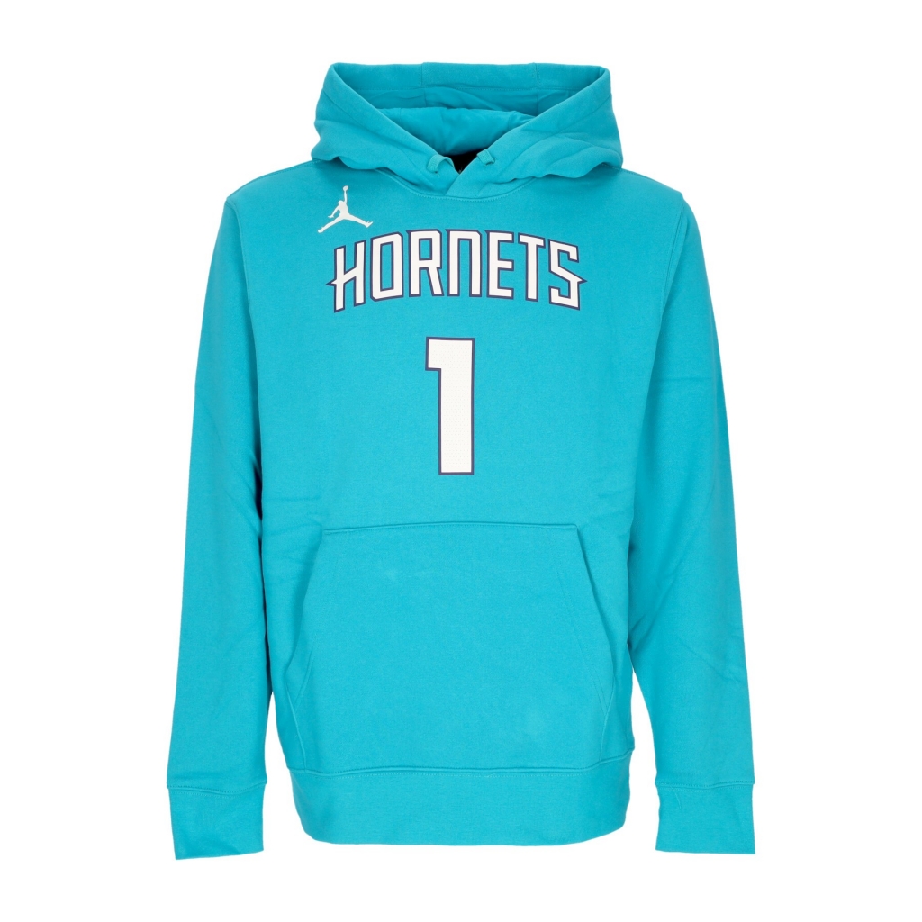 felpa cappuccio uomo nba club hoodie no 1 lamelo ball chahor RAPID TEAL