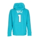 felpa cappuccio uomo nba club hoodie no 1 lamelo ball chahor RAPID TEAL