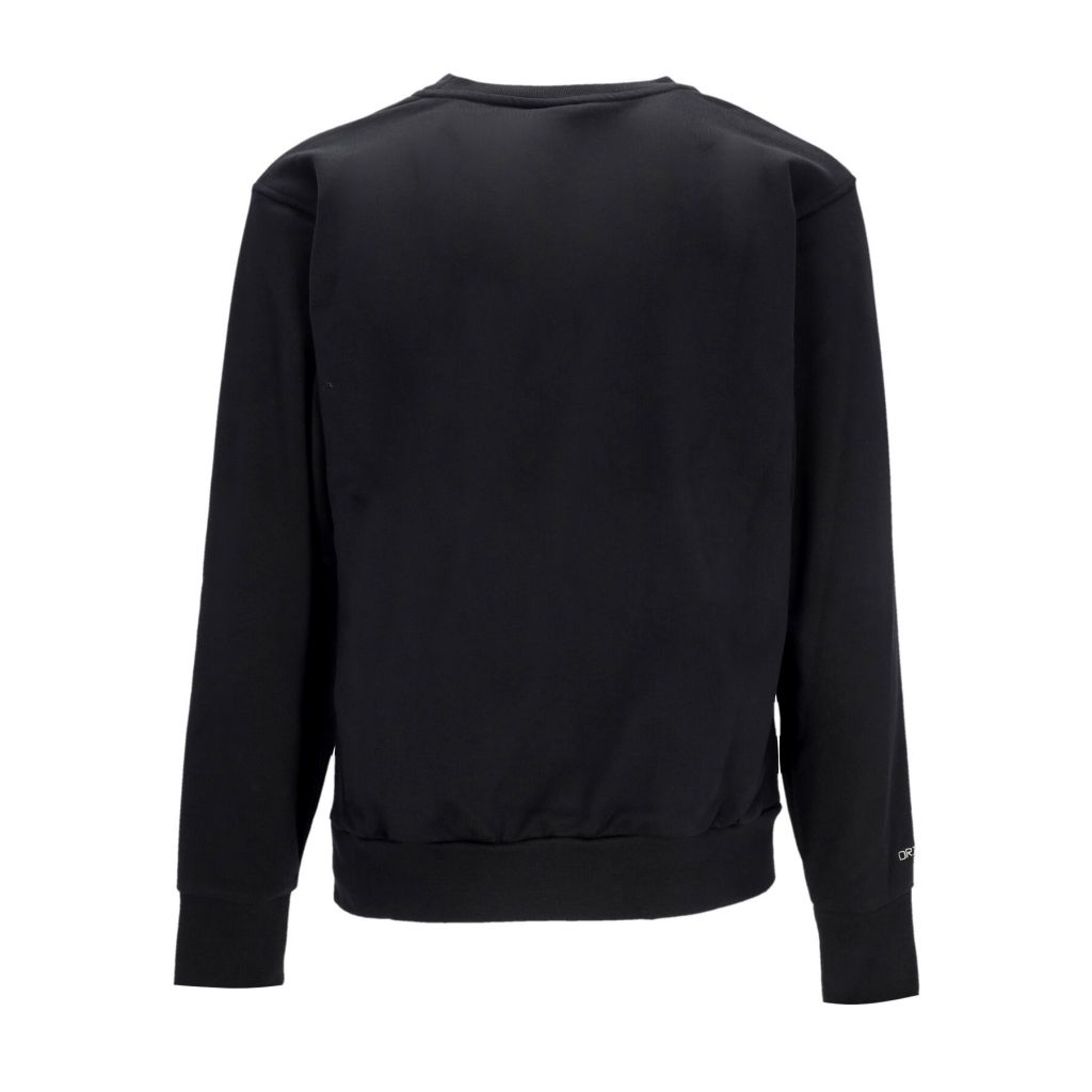 felpa leggera girocollo uomo nba standard issue dri-fit crewneck chibul BLACK