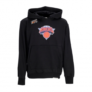 felpa leggera cappuccio uomo nba city edition courtside standard issue hoodie neykni BLACK