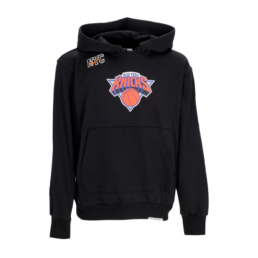 felpa leggera cappuccio uomo nba city edition courtside standard issue hoodie neykni BLACK