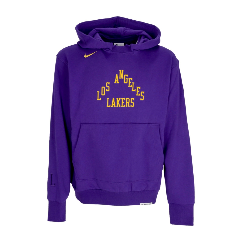 felpa leggera cappuccio uomo nba city edition courtside standard issue hoodie loslak FIELD PURPLE