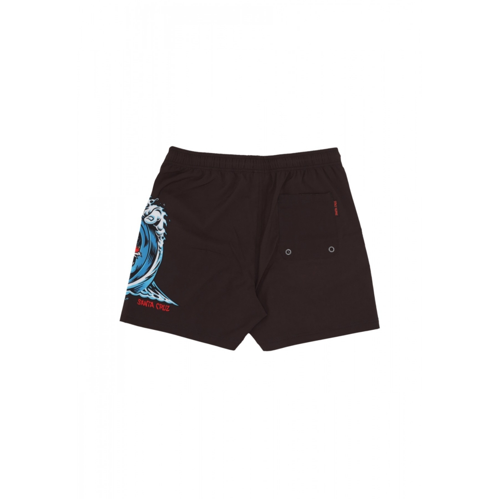 costume pantaloncino uomo screaming wave swimshort BLACK
