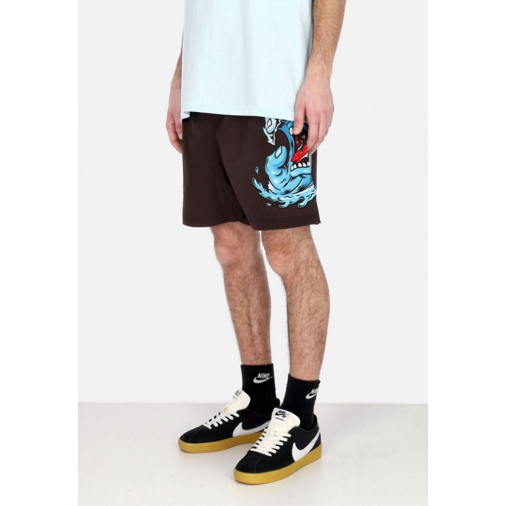 costume pantaloncino uomo screaming wave swimshort BLACK