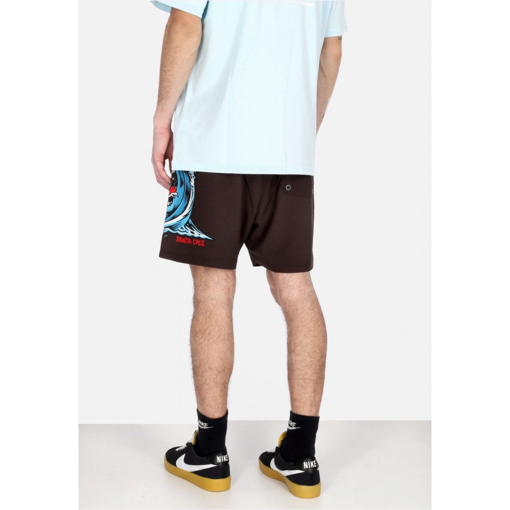 costume pantaloncino uomo screaming wave swimshort BLACK