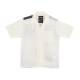 camicia manica corta uomo face woven OFF WHITE