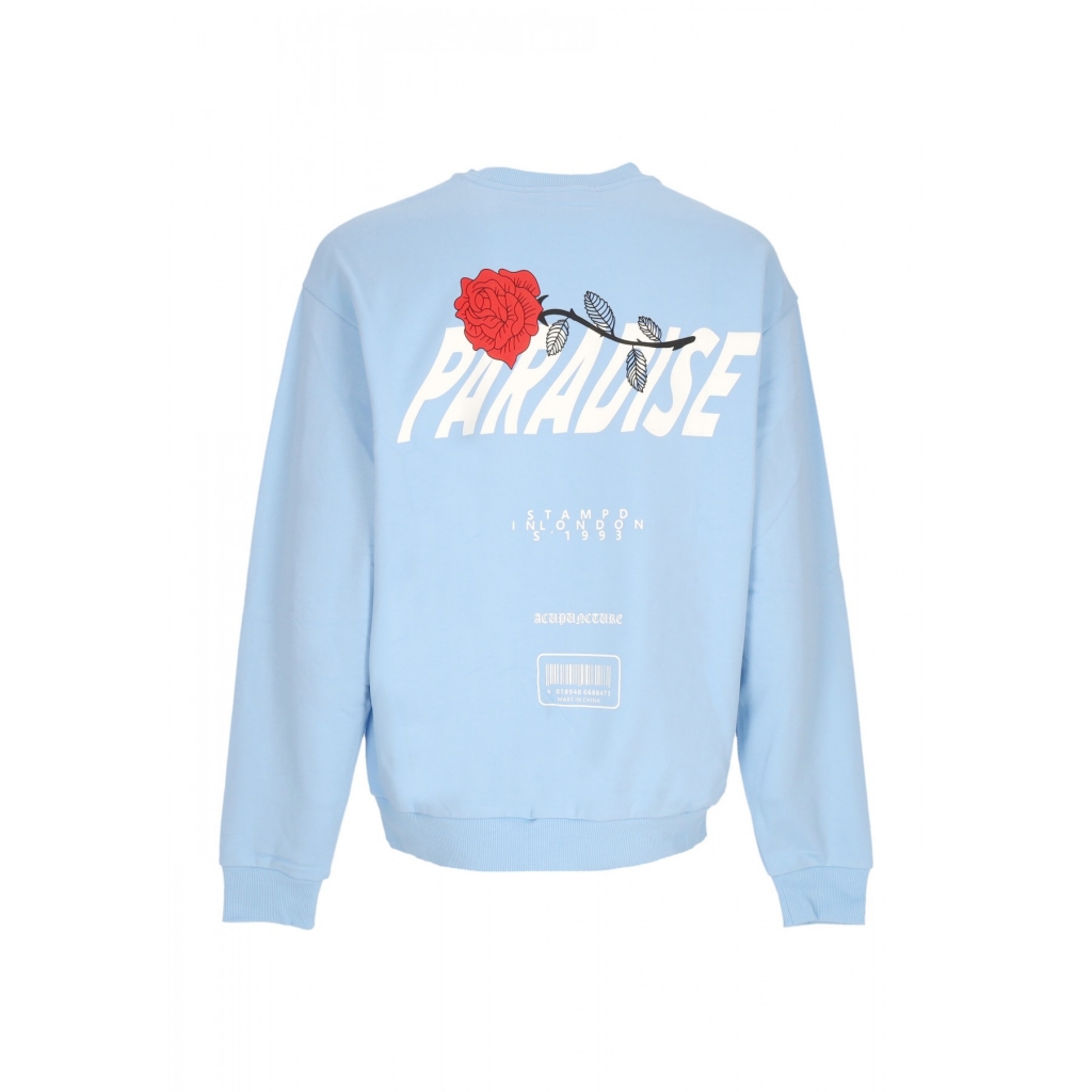 felpa leggera girocollo uomo acu crewneck BABY BLUE
