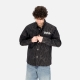 camicia manica lunga uomo aop flames print shirt BLACK