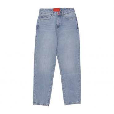 jeans uomo printed flames and logo jeans DENIM BLUE