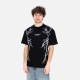 maglietta uomo lateral lightning print tee BLACK/WHITE