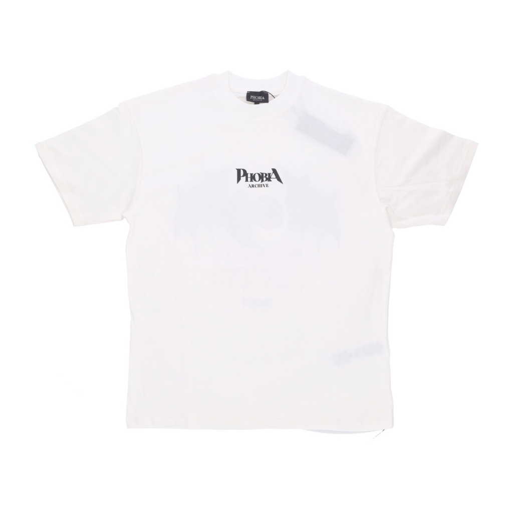 maglietta uomo bat eye print tee WHITE/PURPLE