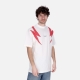 maglietta uomo screaming skulls print tee WHITE/RED