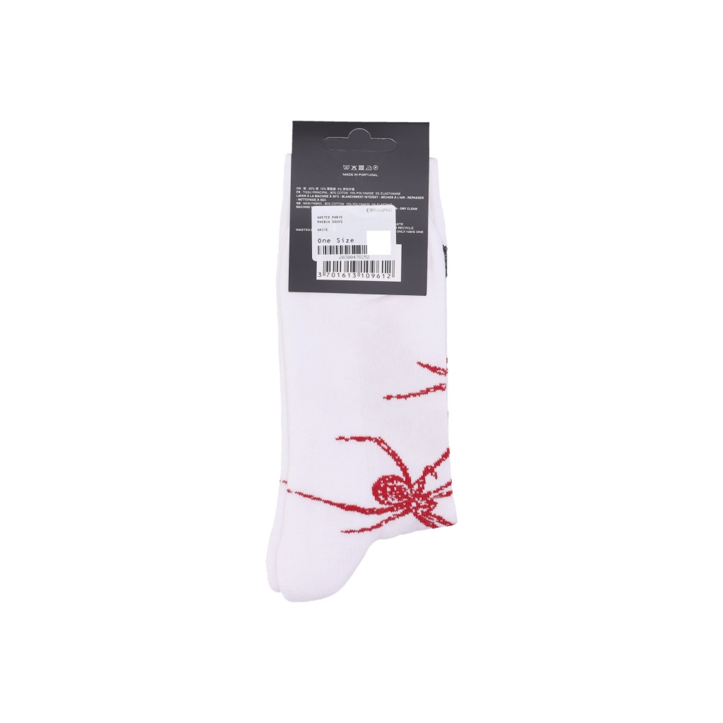 calza media uomo phobia socks WHITE