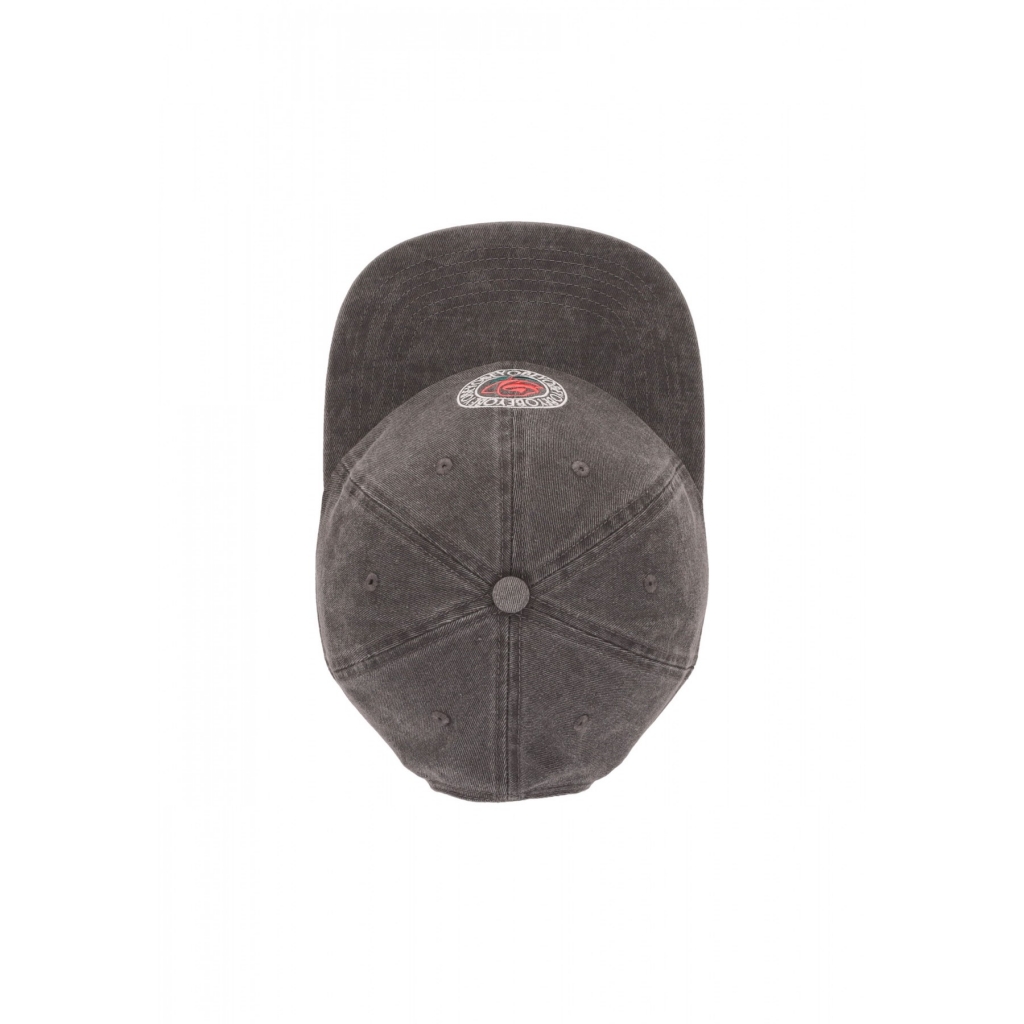 cappellino visiera piatta uomo pigment studio 6panel snapback PIGMENT BLACK