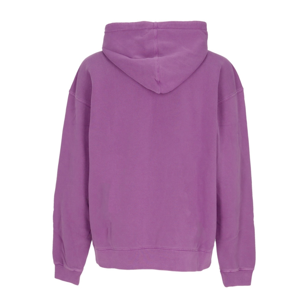 felpa leggera cappuccio uomo pigment collegiate extra heavy hoodie PIGMENT DEWBERRY