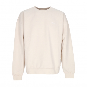felpa leggera girocollo uomo lowercase pigment crew fleece PIGMENT CLAY
