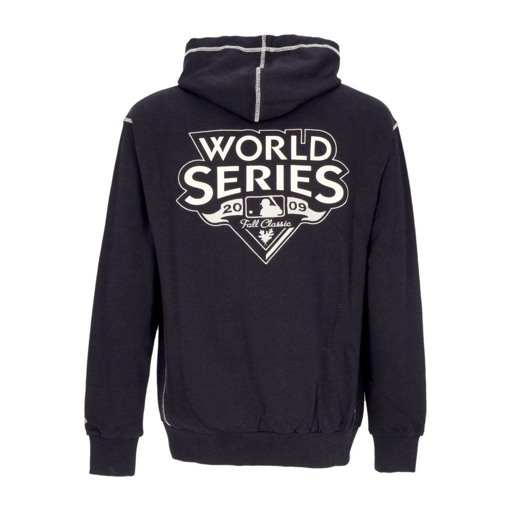 felpa leggera cappuccio uomo mlb world series oversize hoodie neyyan NAVY/OFF WHITE