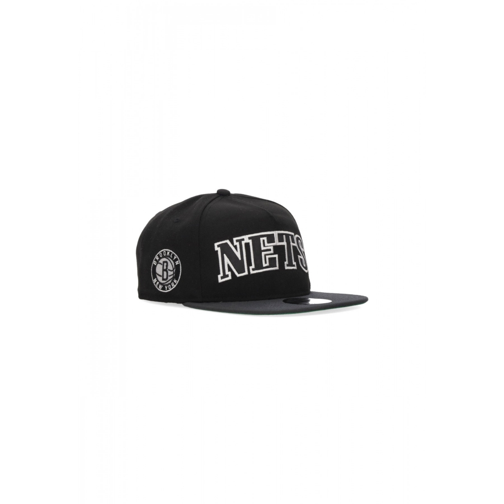 cappellino visiera piatta uomo nba golfer bronet BLACK/BLACK