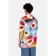 camicia manica corta uomo near sighted button up shirt MULTI