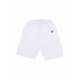 pantalone corto tuta uomo flame bermuda WHITE