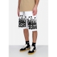 pantalone corto tuta uomo flame bermuda WHITE