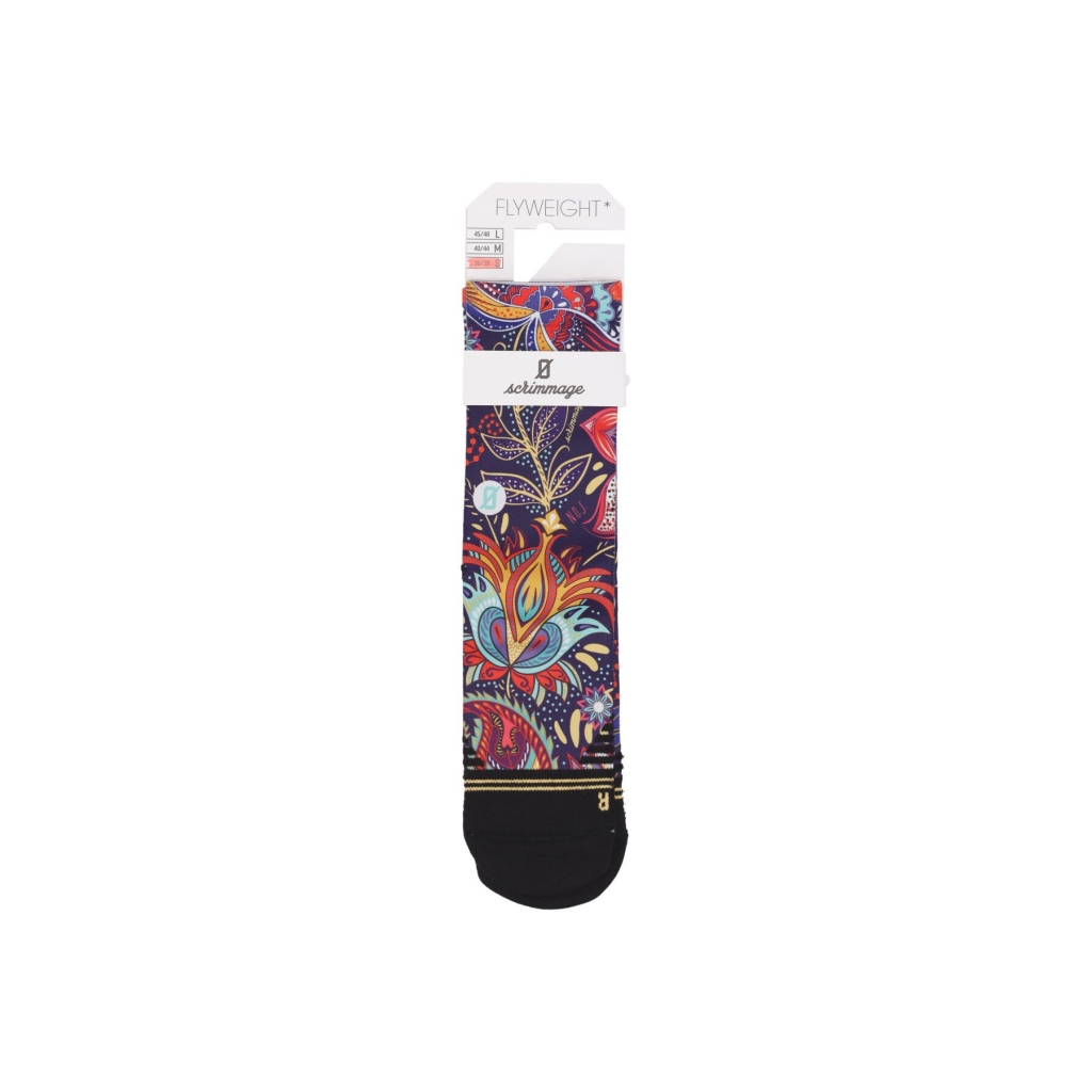 calza media uomo paisley PURPLE