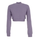 felpa leggera collo alto corta donna w sportswear chill french terry crop crewneck DAYBREAK/BLACK