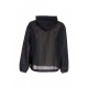 felpa leggera cappuccio uomo sportswear tech pack woven mesh hoodie BLACK/BLACK