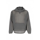 felpa leggera cappuccio uomo sportswear tech pack woven mesh hoodie IRON GREY/IRON GREY