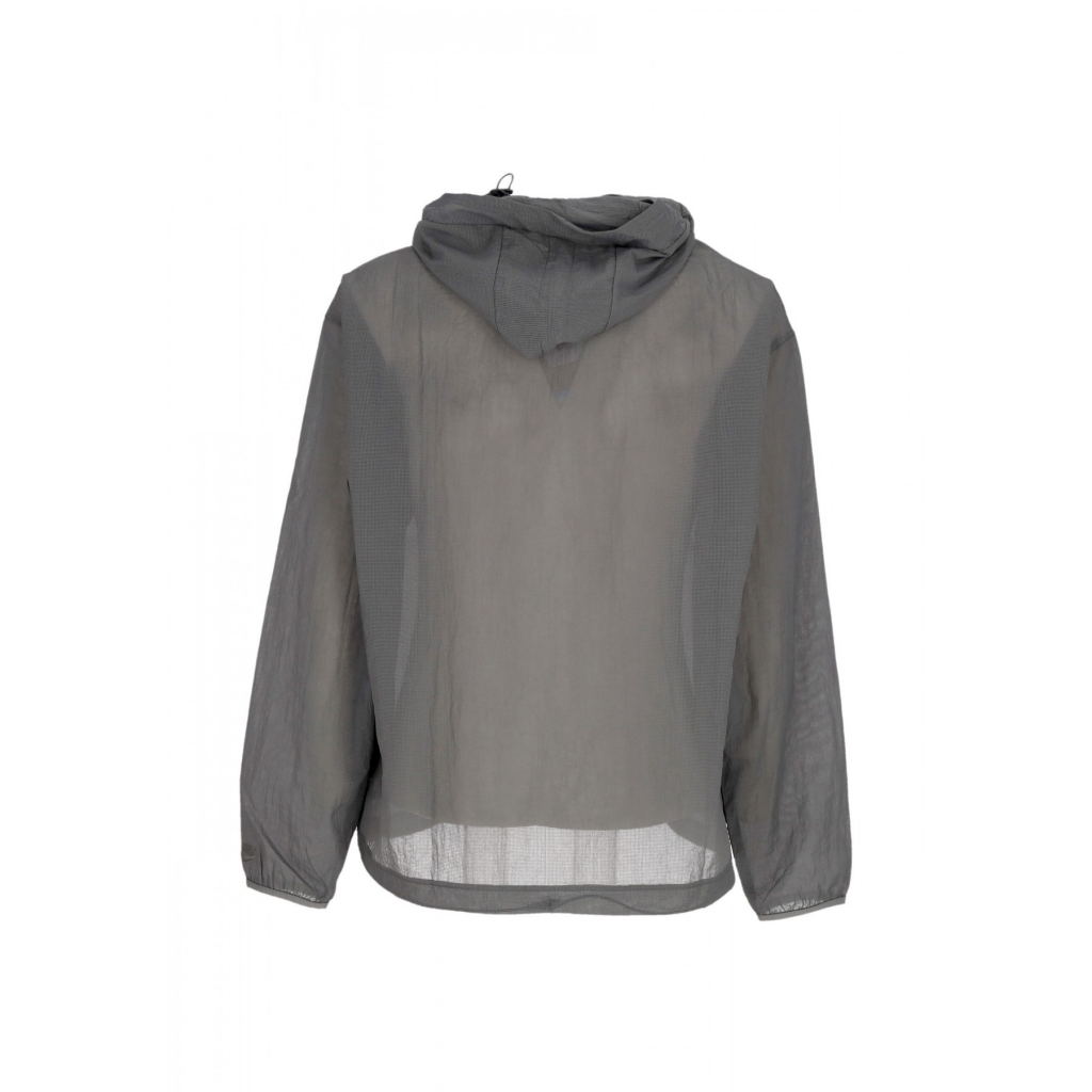 felpa leggera cappuccio uomo sportswear tech pack woven mesh hoodie IRON GREY/IRON GREY