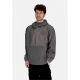 felpa leggera cappuccio uomo sportswear tech pack woven mesh hoodie IRON GREY/IRON GREY