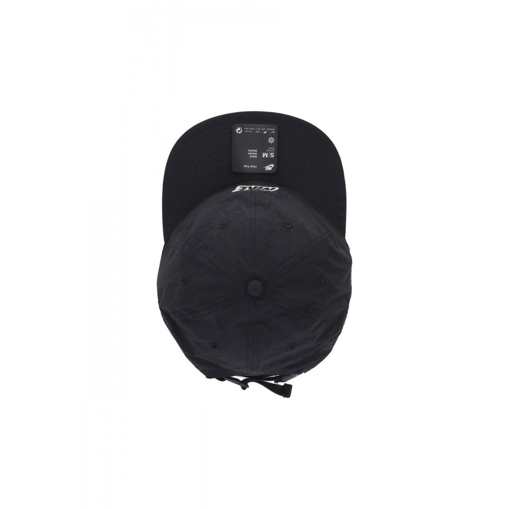 cappellino visiera piatta uomo club unstructured flat bill outdoor cap BLACK/SUMMIT WHITE