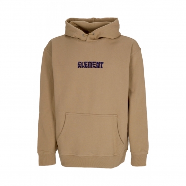 felpa leggera cappuccio uomo cornell cipher hoodie KHAKI